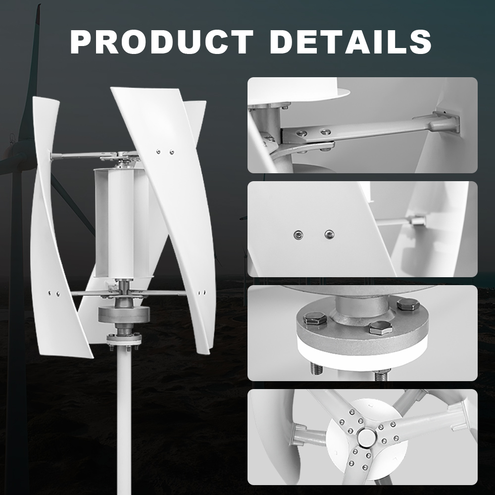 2000W 2KW Vertical Axis Wind T – обзор и цена Wind Solar Hybrid Kit