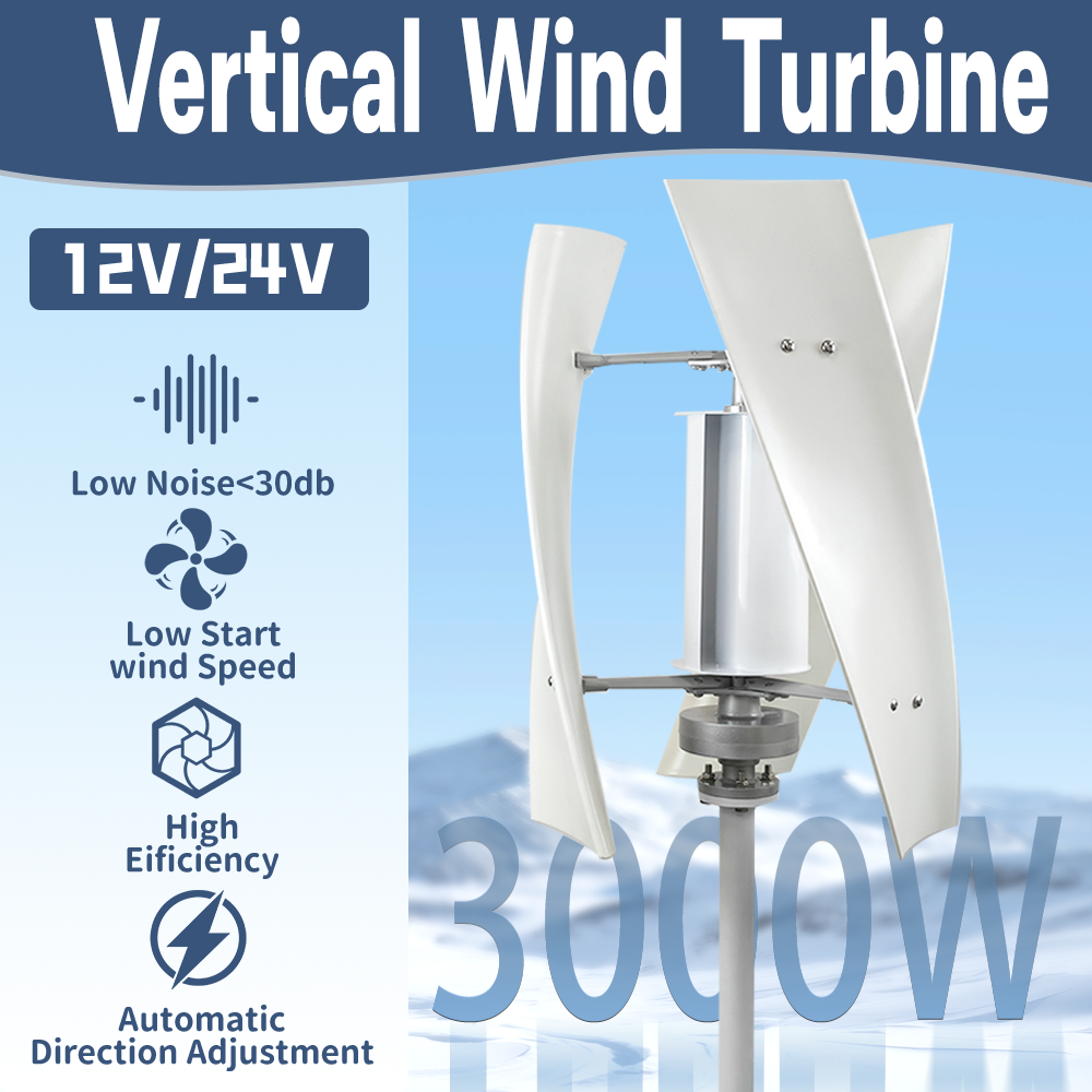3000W High Efficiency Wind Tur – обзор и цена Wind Solar Hybrid Kit