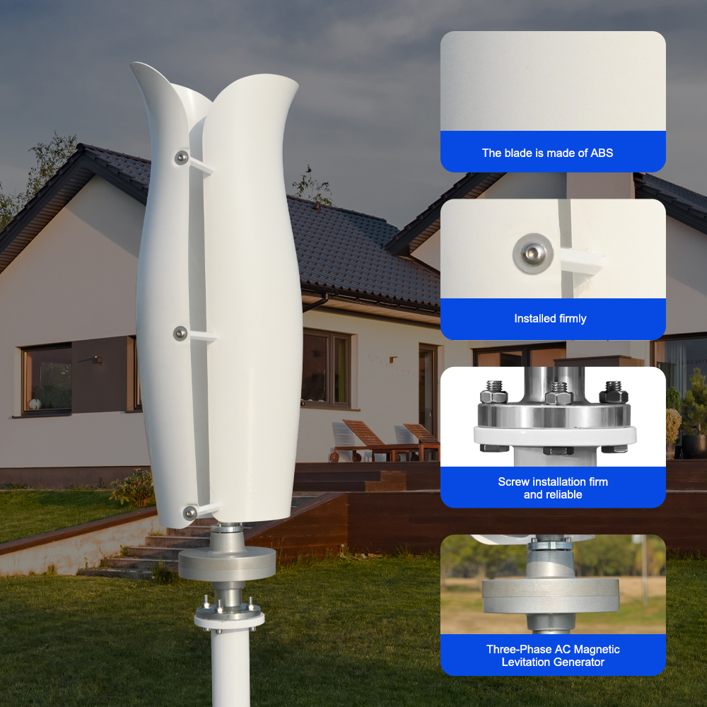 SMARAAD 3KW 5KW Vertical Wind  – обзор и цена Wind Solar Hybrid Kit